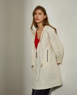 Casaco em tecido técnico