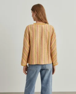 Casaco em Tweed Colorido