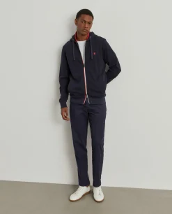 Casaco malha com capuz