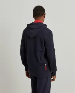 Casaco malha com capuz