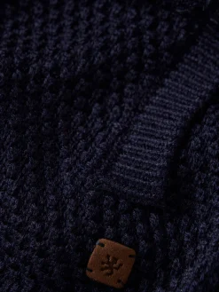 Casaco malha tricotada