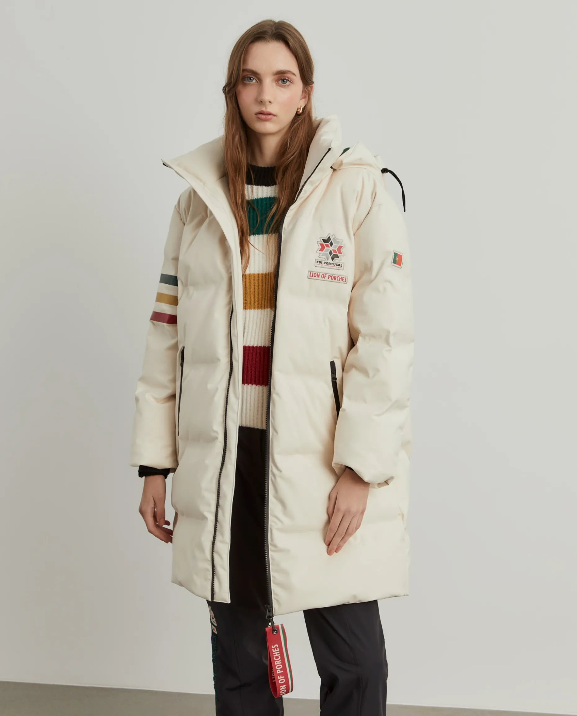 Casaco unissexo acolchoado ski resistente à água 20k