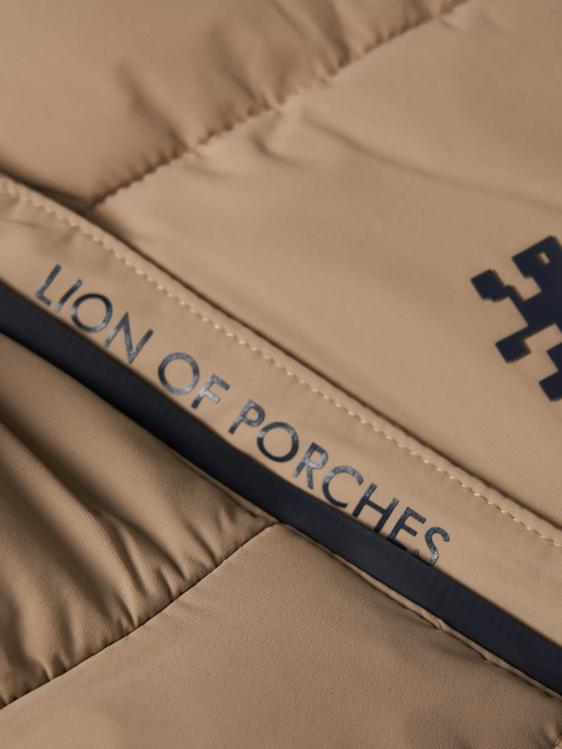 Colete acolchoado com capuz