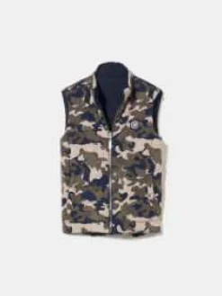 Colete acolchoado reversível