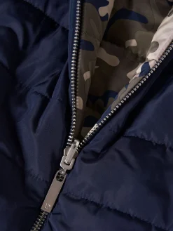 Colete acolchoado reversível