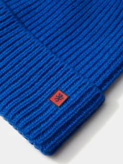 Gorro em malha tricotada 100% lã