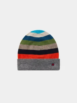 Gorro às riscas