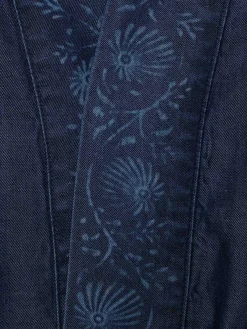 Kimono para mulher em lyocell estampado com cinto