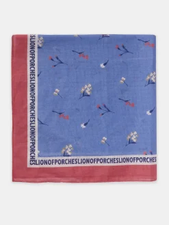 Lenço com padrão floral