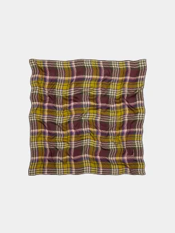 Lenço estampado de seda