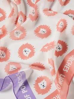 Lenço padrão de leões