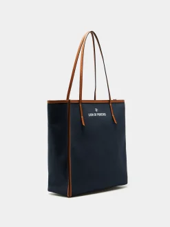 Mala shopper em canvas navy
