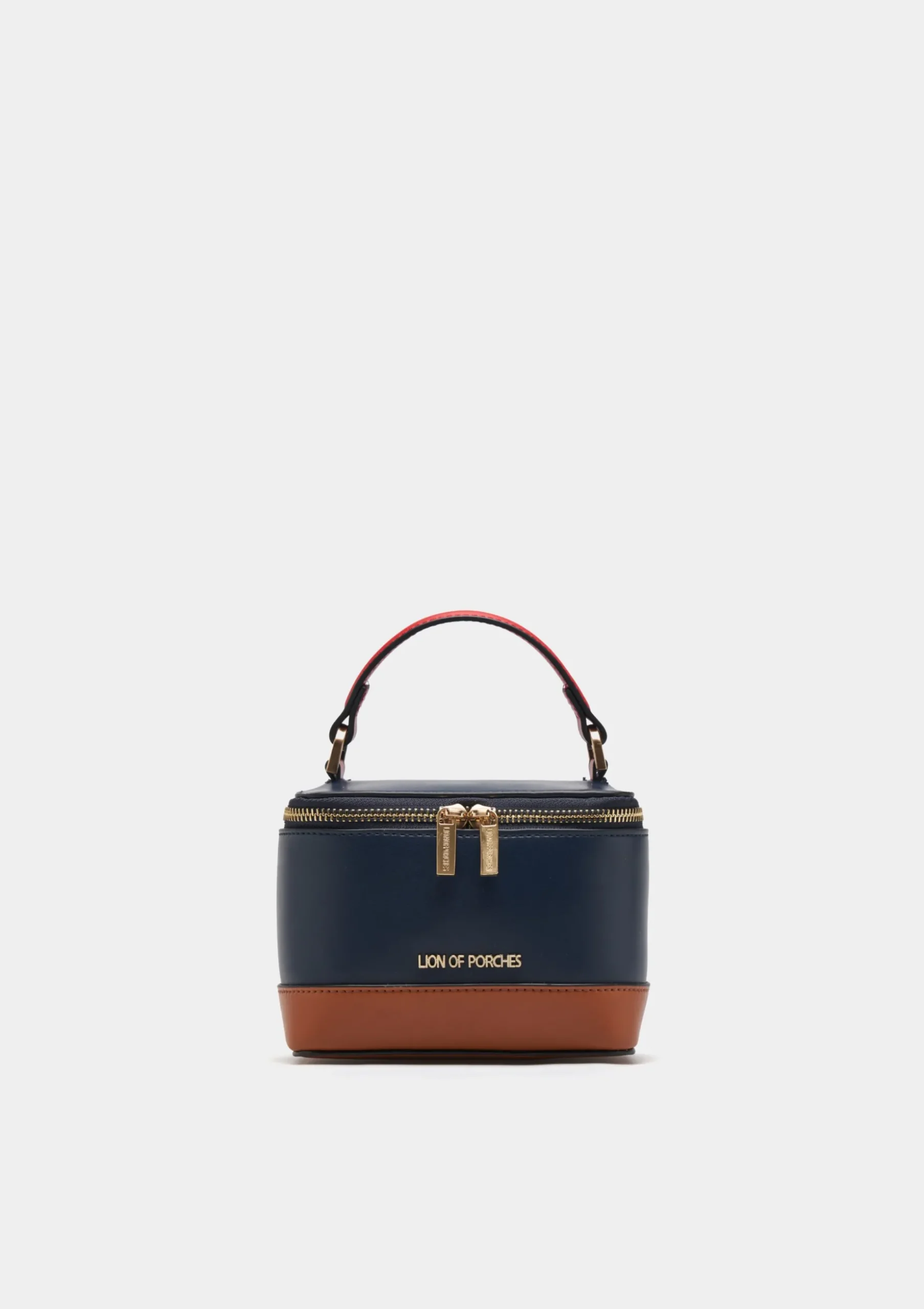 Mini mala de mão tricolor