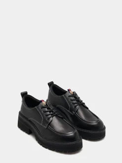 Mocassins chunky em pele