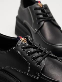 Mocassins chunky em pele