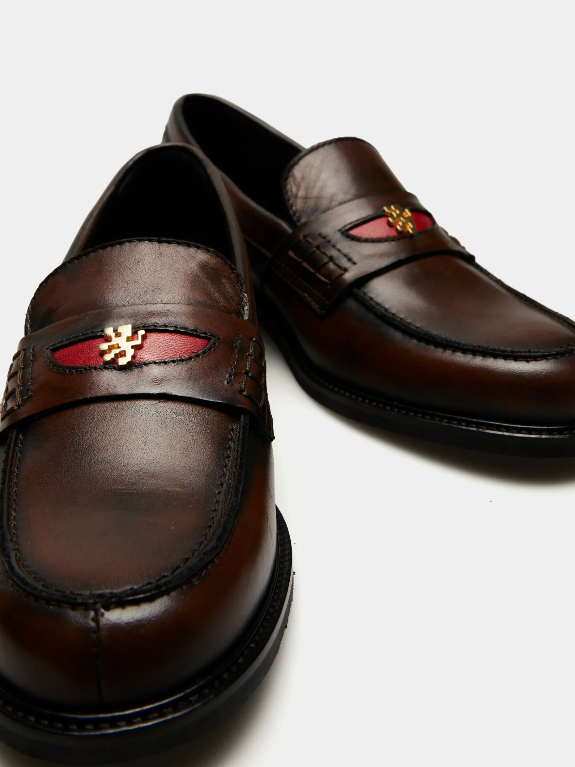 Mocassins clássicos em pele