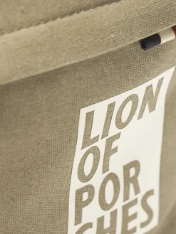 Mochila para homem em sarja com bolso frontal e alças