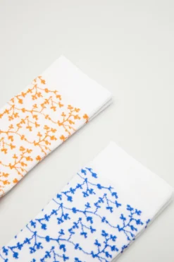 Pack de meias com flores