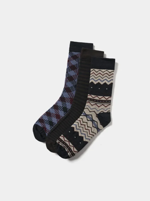 Pack três pares de meias