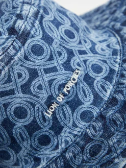 Panamá em denim com monograma