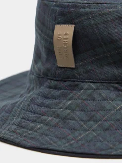 Panamá reversível em lã e mohair