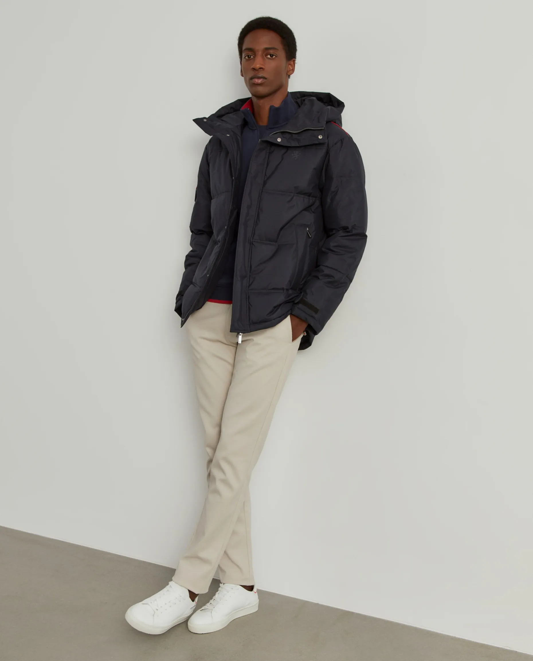 Parka acolchoada com capuz