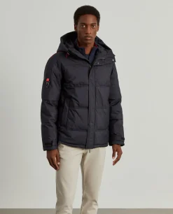 Parka acolchoada com capuz