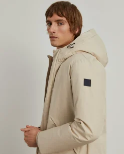 Parka acolchoada com capuz