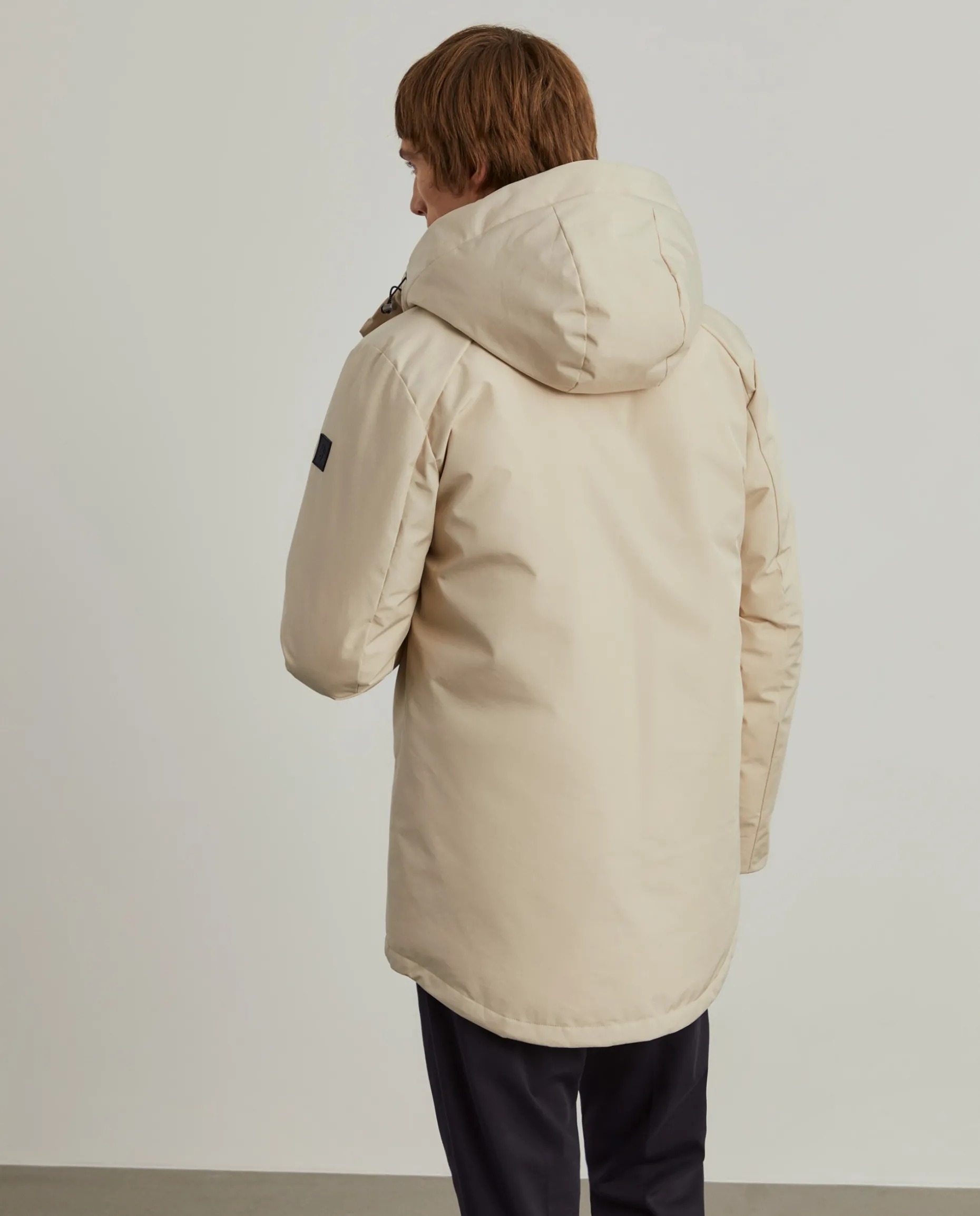 Parka acolchoada com capuz