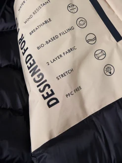 Parka acolchoada com capuz