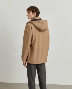 Parka acolchoada com capuz