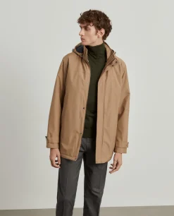 Parka acolchoada com capuz