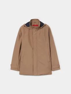 Parka acolchoada com capuz