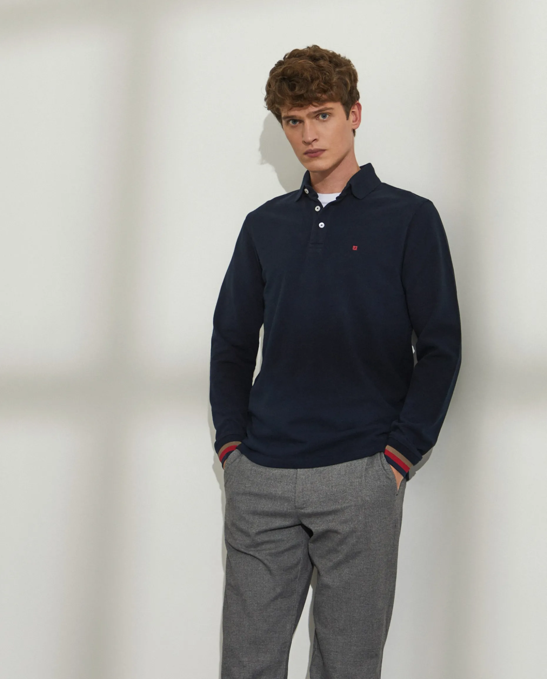 Polo de manga comprida