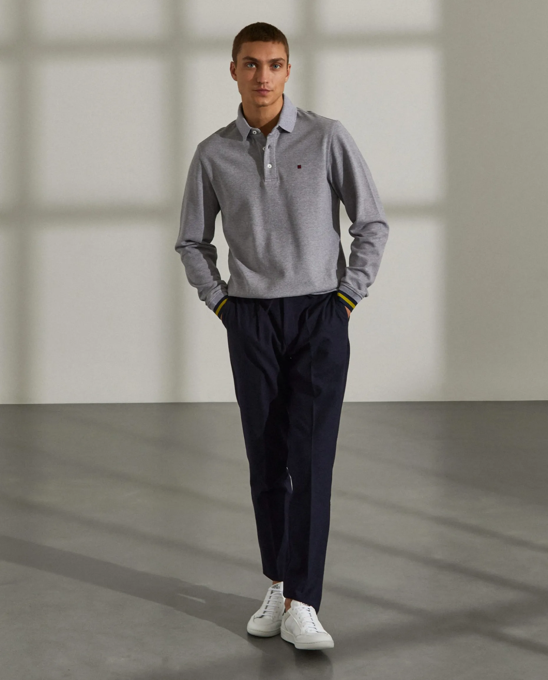 Polo de manga comprida