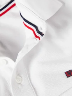 Polo de manga curta 100% algodão