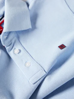 Polo de manga curta 100% algodão