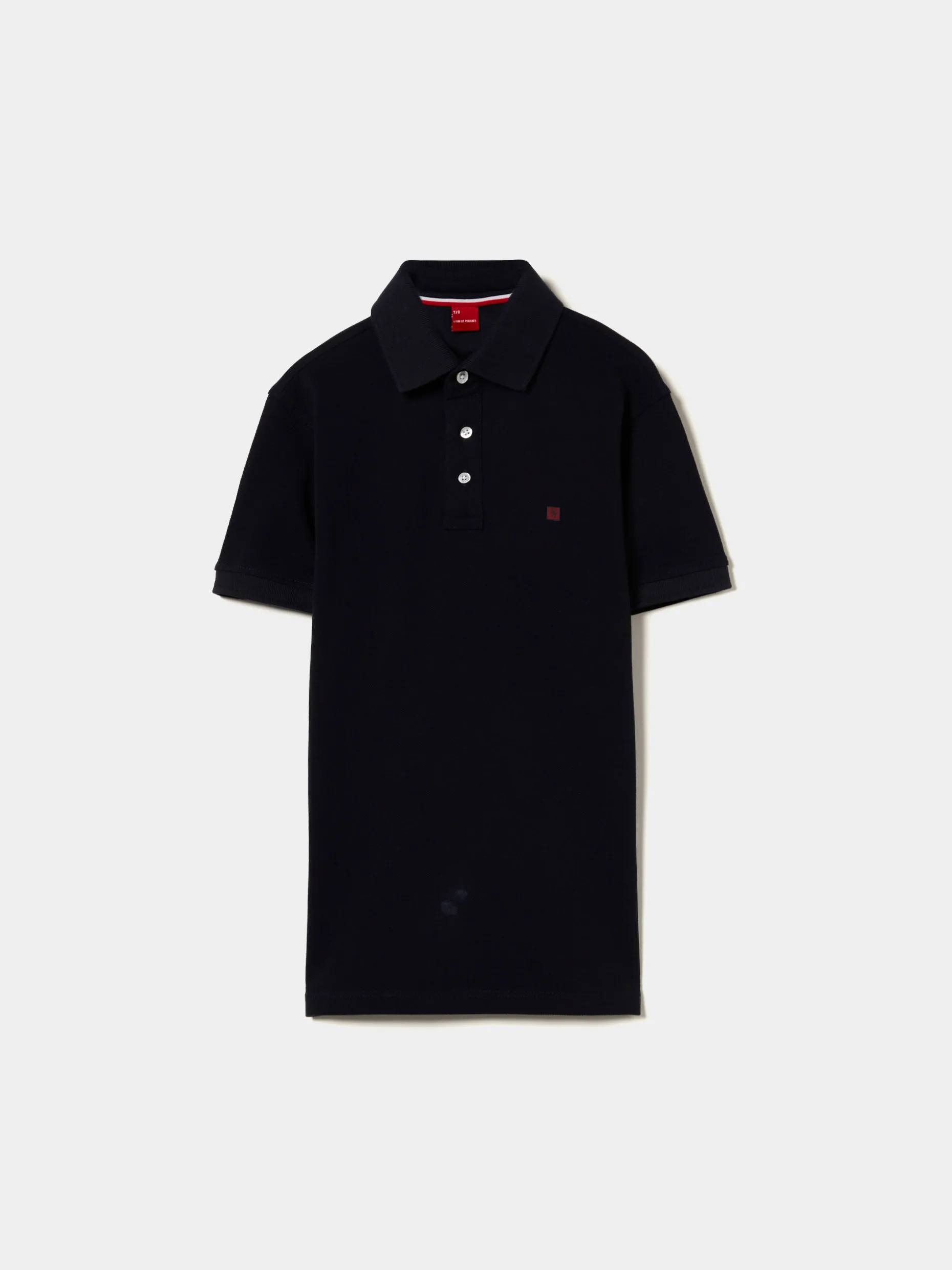 Polo de manga curta 100% algodão