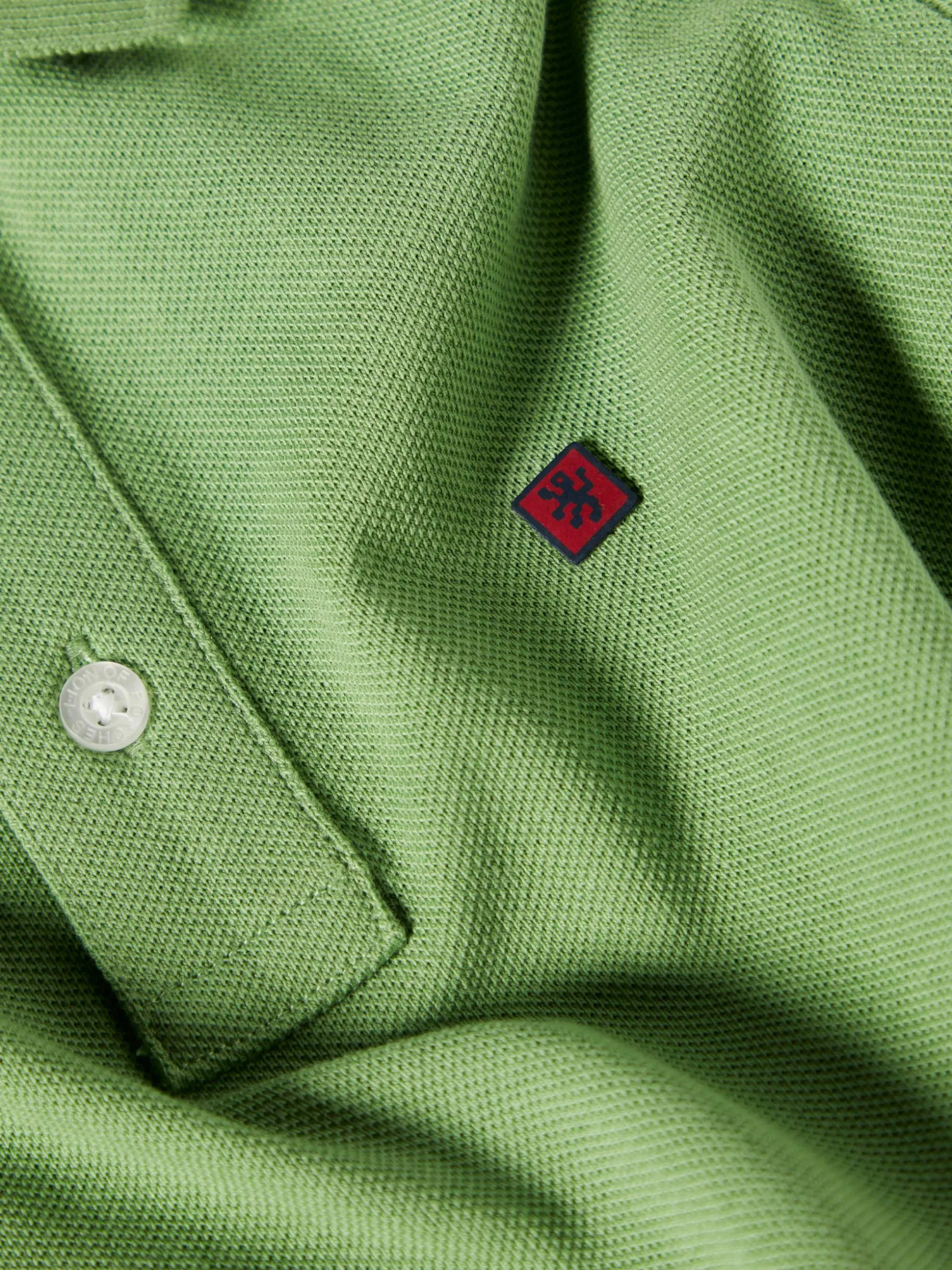 Polo de manga curta 100% algodão