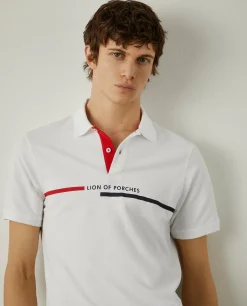 Polo piqué com logotipo