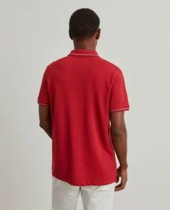 Polo piqué de algodão