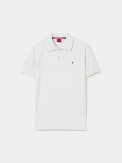 Polo piqué de algodão