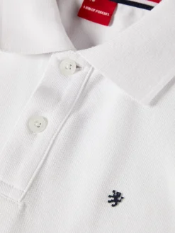 Polo piqué de algodão