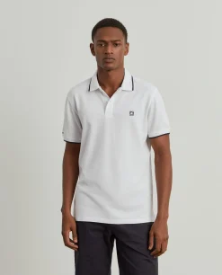 Polo piqué em algodão