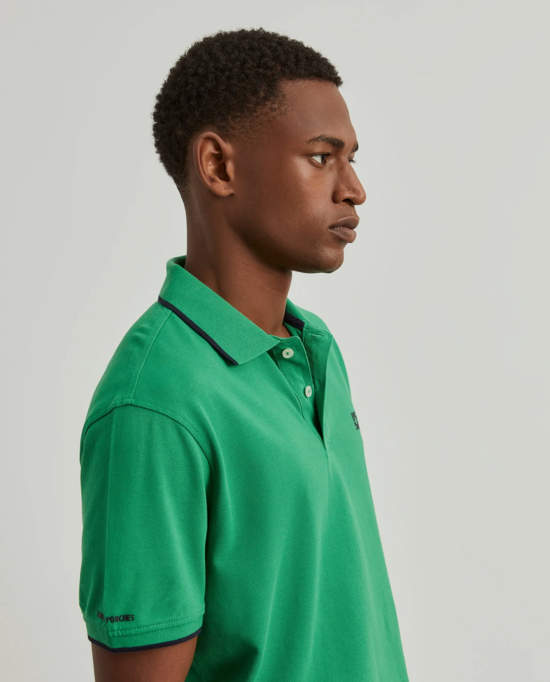 Polo piqué em algodão