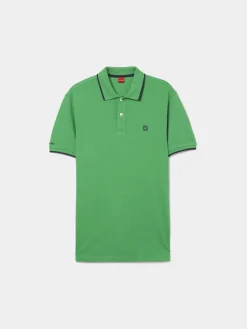 Polo piqué em algodão