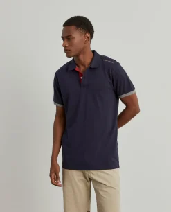 Polo piqué em algodão