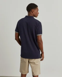 Polo piqué em algodão