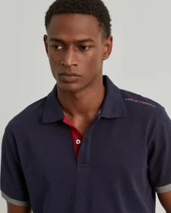 Polo piqué em algodão