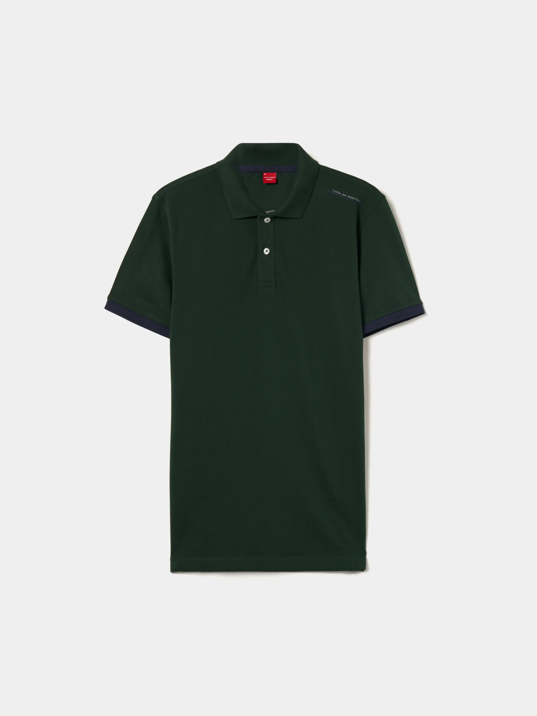 Polo piqué em algodão